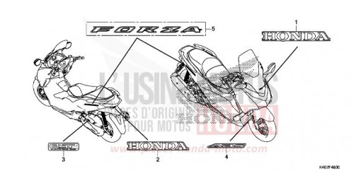 MARK/EMBLEM (NSS125DF/ADF/ADH) NSS125ADH de 2018